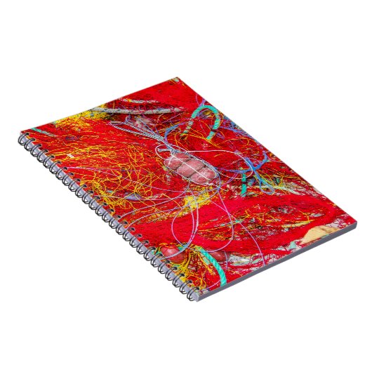 Farbige Fischernetze Notizblock (Rechte Seite)