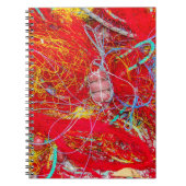 Farbige Fischernetze Notizblock (Vorderseite)