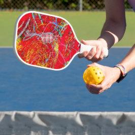 Farbige Fischernetze Pickleball Schläger