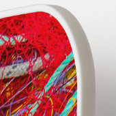 Farbige Fischernetze Pickleball Schläger (Linke Seite)