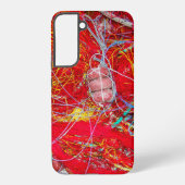 Farbige Fischernetze Samsung Galaxy Hülle (Rückseite)