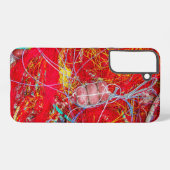 Farbige Fischernetze Samsung Galaxy Hülle (Rückseite (Horizontal))