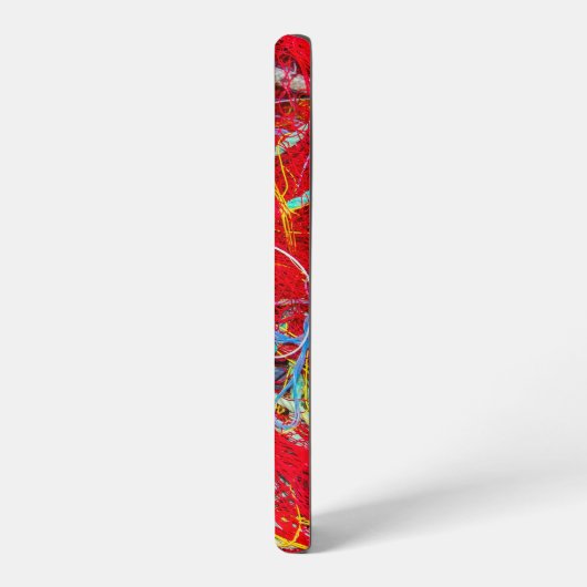 Farbige Fischernetze Samsung Galaxy Hülle (Linke Seite)