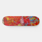 Farbige Fischernetze Skateboard (Horizontal)