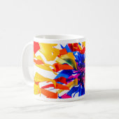 Farbige Flaggen Kaffeetasse (Vorderseite Links)