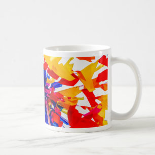 Farbige Flaggen Kaffeetasse