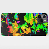 Farbige Flammen iPhone Hülle (Rückseite (Horizontal))