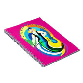 Farbige Flapper Meerjungfrau Thunder_Cove Notizblock (Rechte Seite)