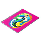 Farbige Flapper Meerjungfrau Thunder_Cove Notizblock (Linke Seite)