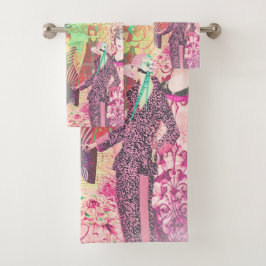 Farbige Flappers Badhandtuch Set