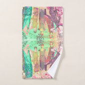 Farbige Flappers Badhandtuch Set (Handtuch)