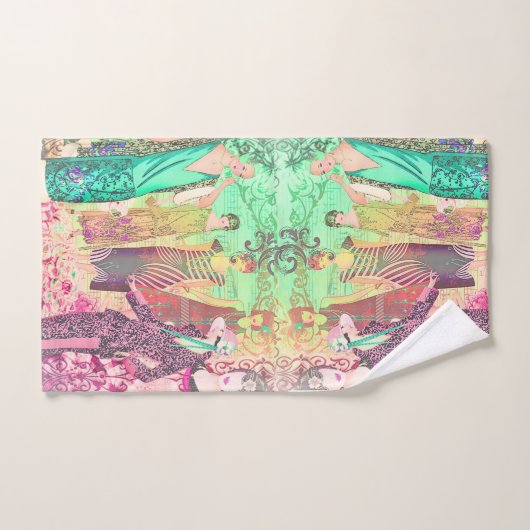 Farbige Flappers Badhandtuch Set (Handtuch)