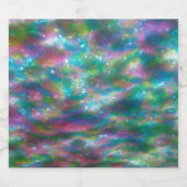 Farbige Flasche Bierflaschenetikett (Einzelnes Label)