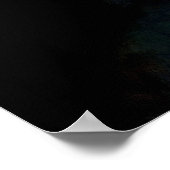 Farbige Flaschen auf Stufen Poster (Ecke)