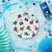 Farbige Flash Camera Paper-Teller Pappteller (Party)