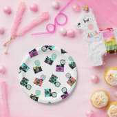 Farbige Flash Camera Paper-Teller Pappteller (Party)