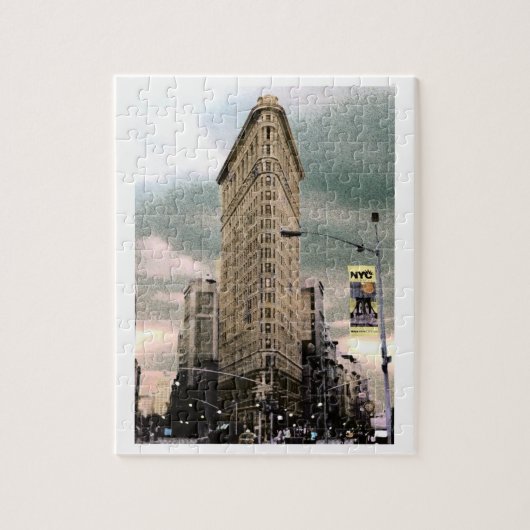 Farbige Flat Iron Building Puzzle (Vertikal)