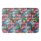 Farbige Flecken mit abgerundeten Streifen, virtuel Badematte (Vorderseite)