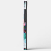 Farbige Flecken mit abgerundeten Streifen, virtuel Case-Mate iPhone Hülle (Rückseite / Links)