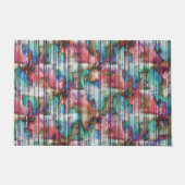 Farbige Flecken mit abgerundeten Streifen, virtuel Fußmatte (Vorderseite)