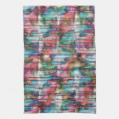 Farbige Flecken mit abgerundeten Streifen, virtuel Geschirrtuch (Vertikal)