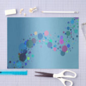 Farbige Flecken Seidenpapier (Handwerk)
