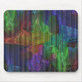 Farbige Flecken unter deformierten Streifen Mousepad (Vorne)
