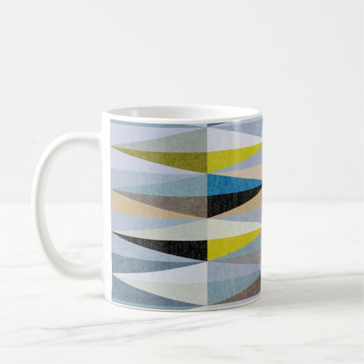 Farbige Fliesen aus Diamant Kaffeetasse (Links)