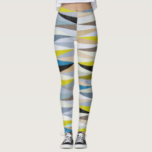 Farbige Fliesen aus Diamant Leggings