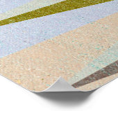 Farbige Fliesen aus Diamant Poster (Ecke)
