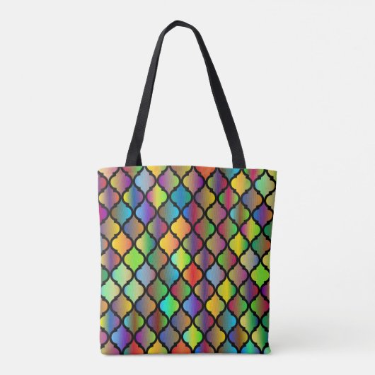 Farbige Fliesen-Design-53535 Tasche (Rückseite)
