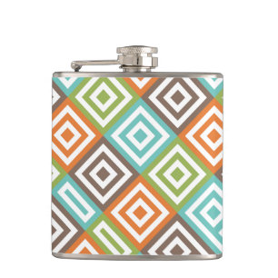 Farbige Fliesen Flachmann