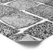 Farbige Fliesen in Lissabon in städtischen Wallabs Poster (Ecke)