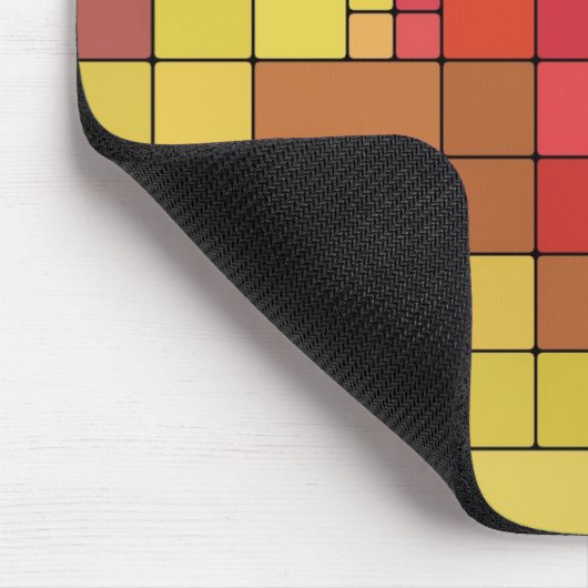 Farbige Fliesen Mousepad (Ecke)