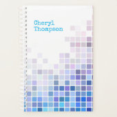 Farbige Fliesen Personalisiert Planer (Vorderseite)