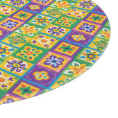 Farbige Fliesen Schneidebrett (Ecke)