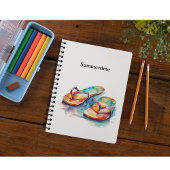 farbige Flip Flops Aquarell anpassbar Planer