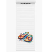 farbige Flip Flops Aquarell anpassbar Yogamatte