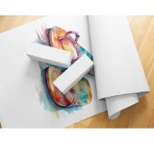 farbige Flip Flops Aquarell anpassbar Yogamatte