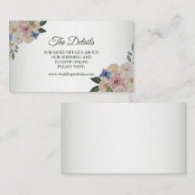 Farbige Florale Blaue Schmetterling-Hochzeitsdetai