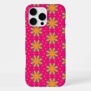 farbige florale Kreisformen iPhone 16 Pro Max Hülle