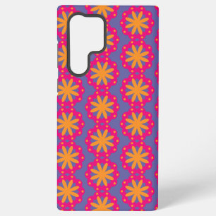 farbige florale Kreisformen Samsung Galaxy Hülle