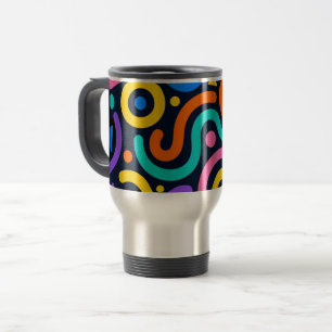 Farbige Flow World Tasse
