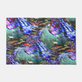 Farbige Fluktuation virtueller Bilder über Schlach Fußmatte (Vorderseite)