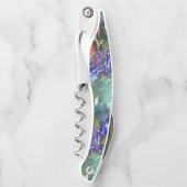 Farbige Fluktuation virtueller Bilder über Schlach Kellnermesser (Vorderseite)