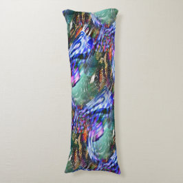 Farbige Fluktuation virtueller Bilder über Schlach Seitenschläferkissen