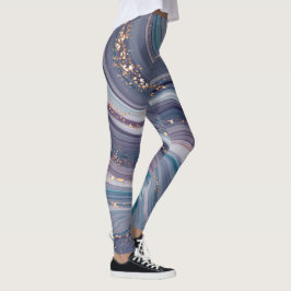Farbige flüssige Marmorlösung Leggings