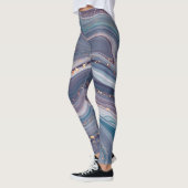 Farbige flüssige Marmorlösung Leggings (Links)