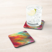 Farbige flüssige Mirco Dots Untersetzer (Rechte Seite)