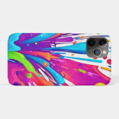 Farbige flüssige Paint Splashes Case-Mate iPhone Hülle (Rückseite (Horizontal))